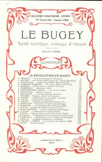 Revue Le Bugey n 75