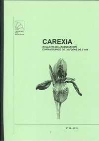 Bulletin n33 Carexia Connaissance de la flore de lAin