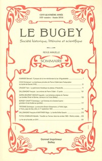 Revue Le Bugey n103